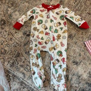 Christmas Cookies 9 M Pajama with Red Accents